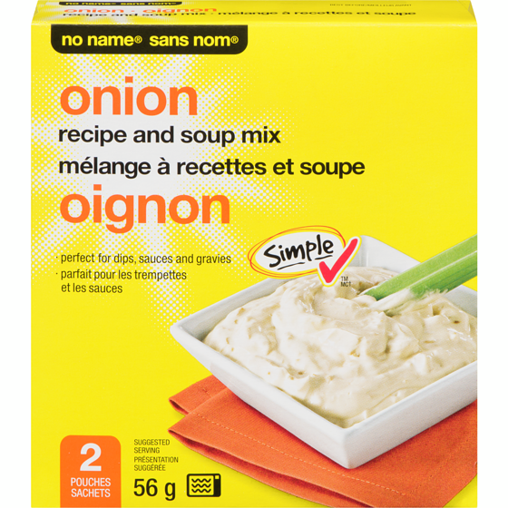 No Name Onion Recipe and Soup Mix 28 g, $7.14/100g