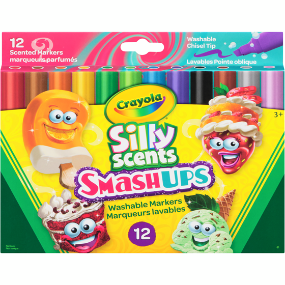 Crayola Silly Scents, Wedge Tip Markers 12x1.0 ea, $0.75/1ea