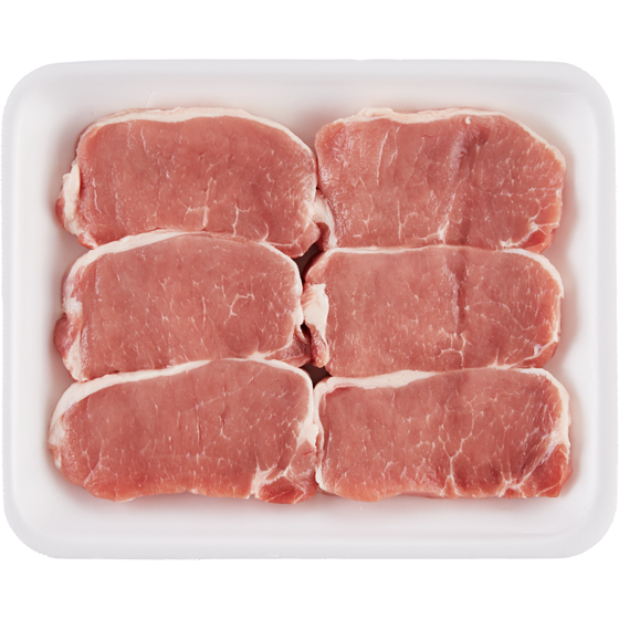 President's Choice Free From Boneless Pork Centre Chops $17.64/1kg $8.00/1lb