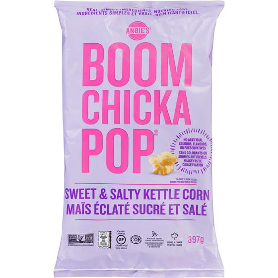 Angie's Boom Chicka Pop Kettle Corn Sweet & Salty 397 g, $2.02/100g