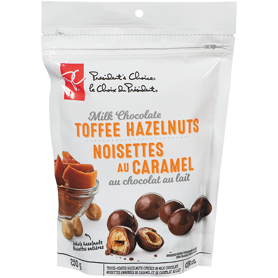 PC Milk Chocolate Toffee Hazelnuts PC.ca