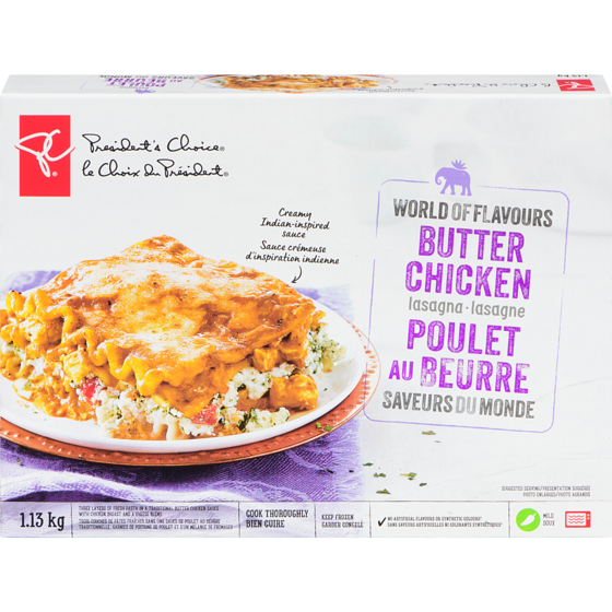 PC World Of Flavours Lasagna Butter Chicken Mild