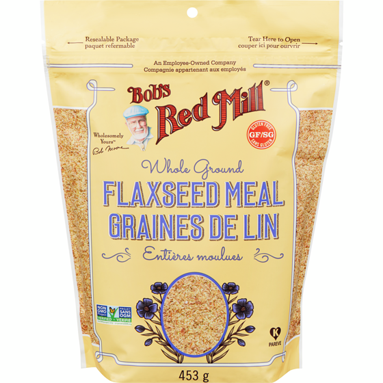 Bob’s Red Mill Graines de Lin Entières Moulues 453 g, 1,54 $/100g