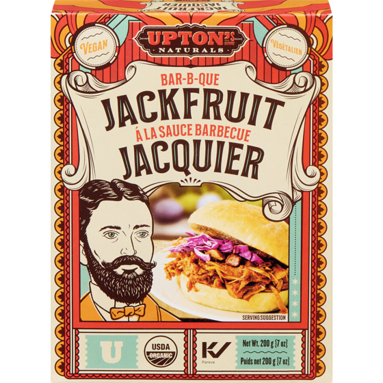Upton’s Naturals Fruit du jacquier au barbecue 200 g, 2,85 $/100g
