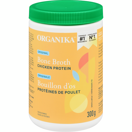 Organika Protein Powder Original Bone Broth 300 g, $16.66/100g
