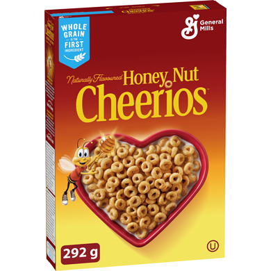 General Mills Cheerios Cereal Honey Nut 292 g, $0.86/100g