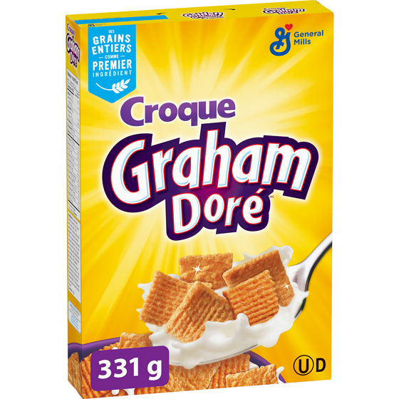General Mills Croque Graham Doré Céréales 331 g, 1,06 $/100g