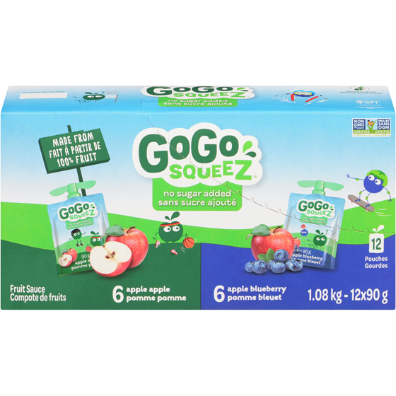 GoGo Squeez Compote aux pommes 90 g, 1,06 $/100g
