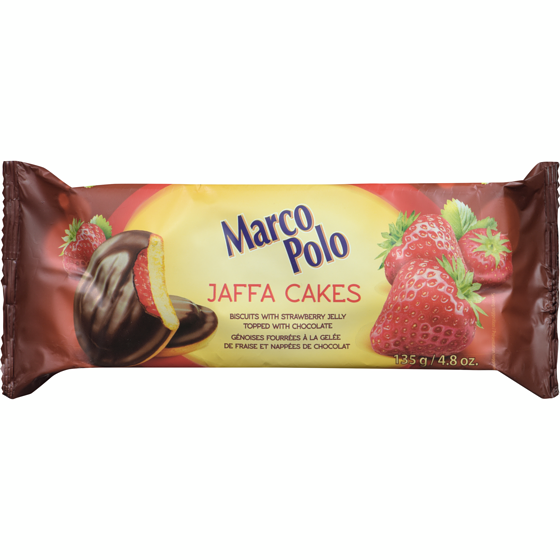 Marco-Polo Jaffa Cakes  135 g, $1.70/100g