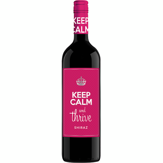 KEEP CALM Red Wine Shiraz (ID required at pick-up) 750 ml, $1.47/100ml