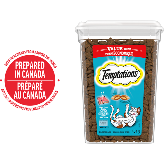 Temptations Tempting Tuna Flavour Adult Cat Treats 454 g, $1.76/100g