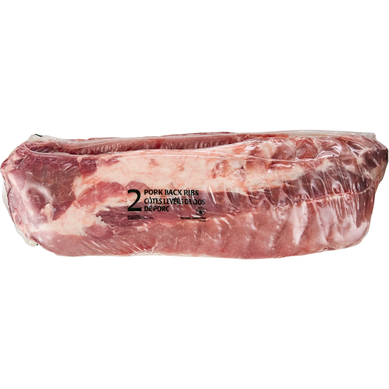 null Pork Back Ribs Frozen $14.33/1kg $6.50/1lb