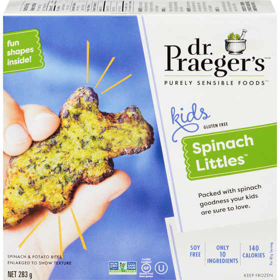 Dr. Praeger Purely Sensible Foods Kids Spinach Littles 283 g, $2.65/100g