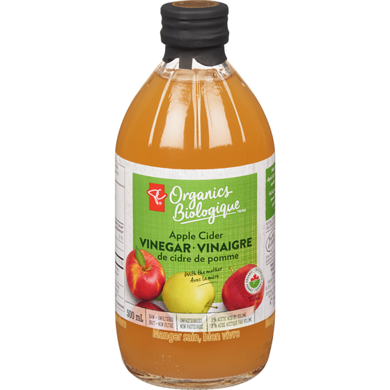 PC Organics Organic Vinegar Apple Cider 500 ml, $1.00/100ml