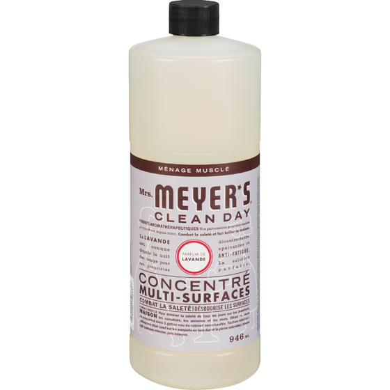Mrs. Meyer’s Clean Day Concentré Multi-Surfaces Parfum de Lavande 946 ml, 1,69 $/100ml