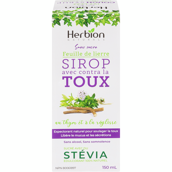 Herbion Herbion Naturals Sirop avec Feuille de Lierre et Thym Contra la Toux 150 ml, 7,66 $/100ml