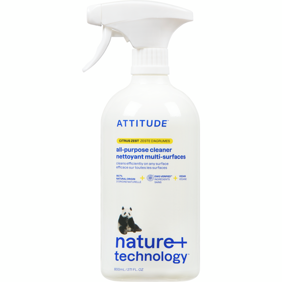 Attitude Multi Surfaces Zeste d'Agrumes 800 ml, 0,72 $/100ml