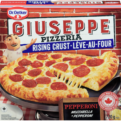 Dr. Oetker Giuseppe pizza lève-au-four pepperoni 720 g, 0,97 $/100g
