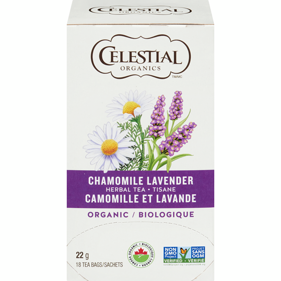Celestial Seasonings Organic Chamomile & Lavender Herbal Tea 18 ea, $0.33/1ea