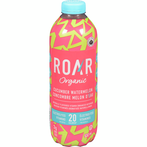 Roar Organic Electrolyte Infusions Cucumber Watermelon 532 ml, $0.66/100ml