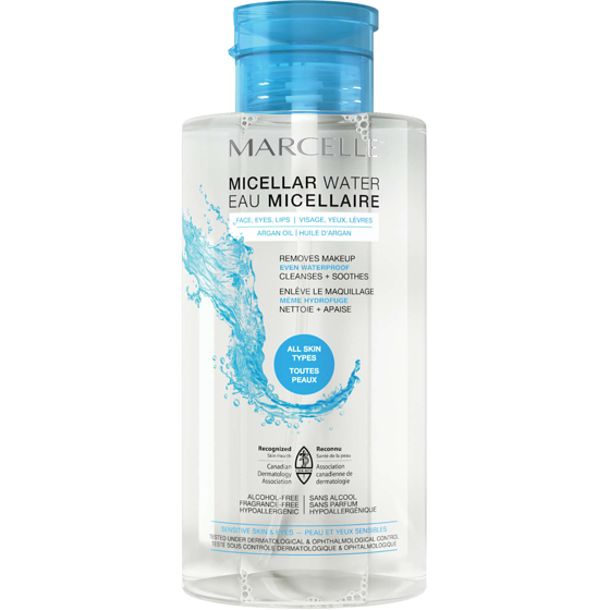 Marcelle Micellar Water - Waterproof - All Skin Types 400 ml, $4.00/100ml