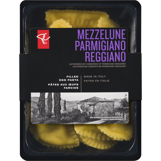 Mezzelune Au Fromage Parmigiano Reggiano PC Collection noire
