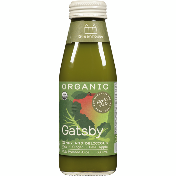 Greenhouse Raw, Organic Juice Gatsby 300 ml, $2.33/100ml