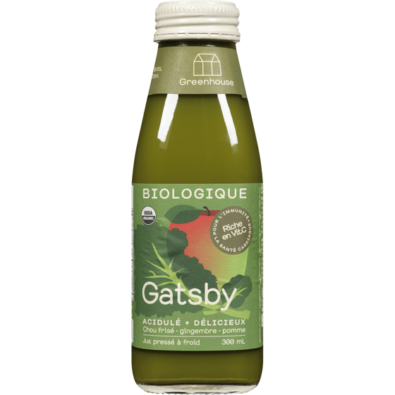 Greenhouse Jus Cru et Biologique Gatsby 300 ml, 2,33 $/100ml