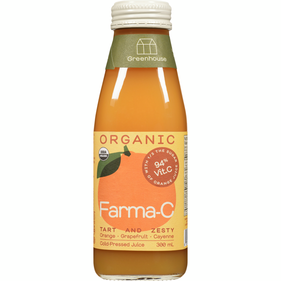 Greenhouse Raw, Organic Juice Farma-C 300 ml, $2.33/100ml
