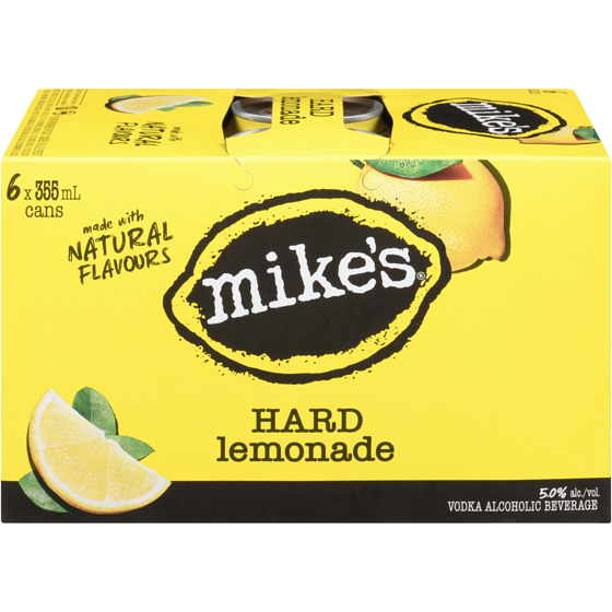 Mike's Lemonade (ID required at pick-up) 6x355.0 ml, $0.88/100ml