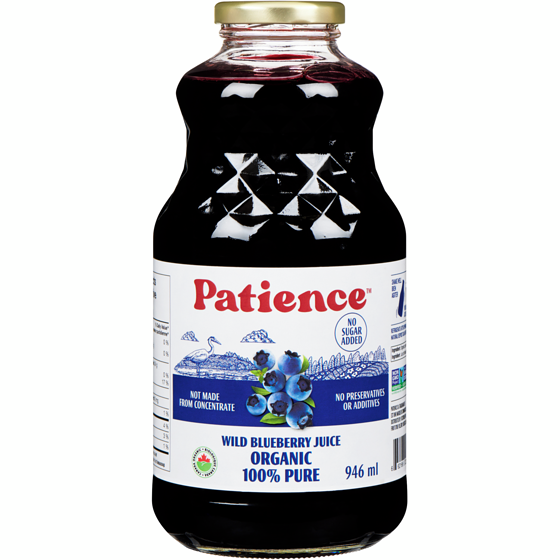 PATIENCE FRUIT & CO Juice Wild Blueberry Organic 946 ml, $1.69/100ml