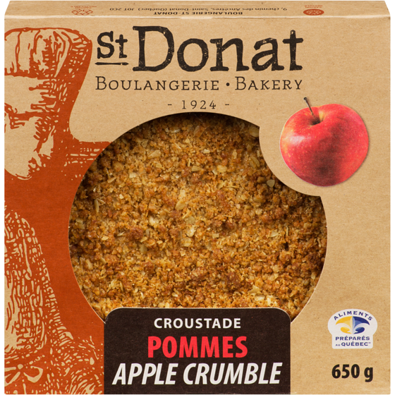 St. Donat Croustade Apple Crumble 620 g, $1.29/100g