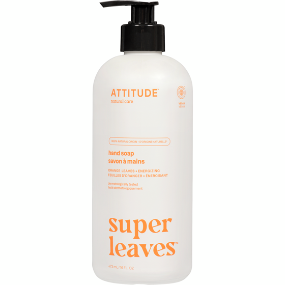 Attitude Super Leaves Natural Hand Soap Orange Leaves 473 ml, $1.90/100ml