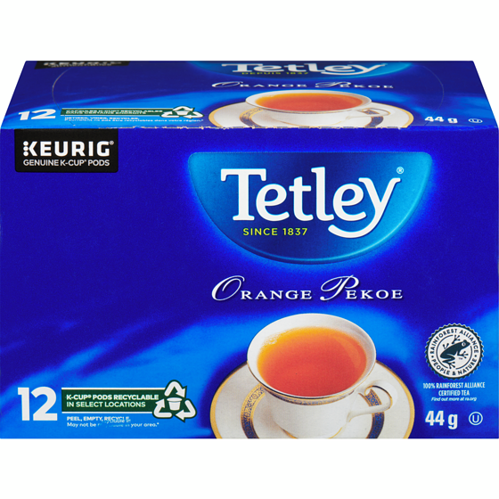 Tetley Orange Pekoe K-Cup Pods 12ct 12 ea, $1.12/1ea