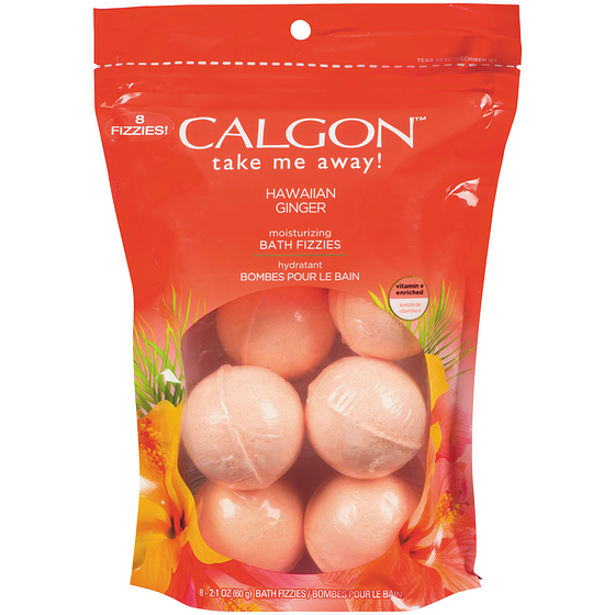 Calgon Moisturizing Bath Fizzies, Hawaiian Ginger 60 g, $16.65/100g
