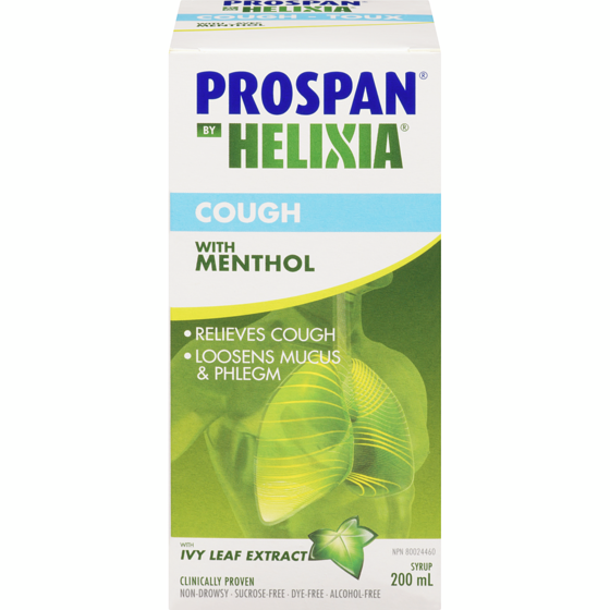 Helixia Syrup Cough With Menthol 200 ml, $8.50/100ml