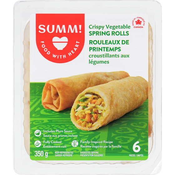 Sum-m Rouleaux de Printemps Croustillants aux Légumes 340 g, 2,00 $/100g