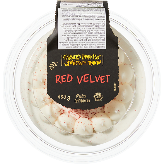 Farmer's Market Red Velvet Cake 490 g, $1.84/100g