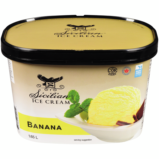 Sicilian Ice Cream Banana     1.65 l, $0.48/100ml