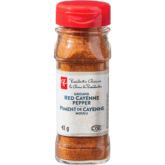 le Choix du Président Piment de cayenne moulu 41 g, 14,63 $/100g