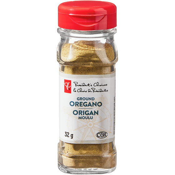 President's Choice Ground Oregano 32 g, $17.19/100g