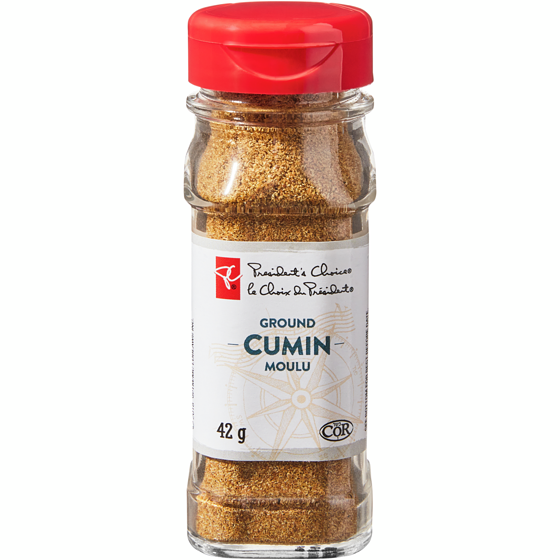 le Choix du Président Cumin moulu 42 g, 14,29 $/100g