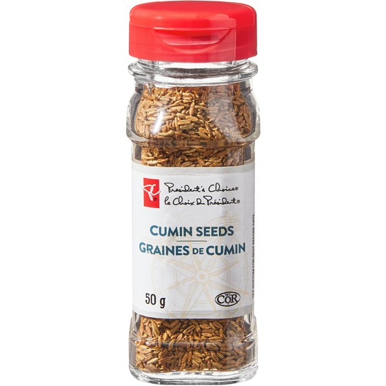 President's Choice Cumin Seeds 50 g, $13.00/100g