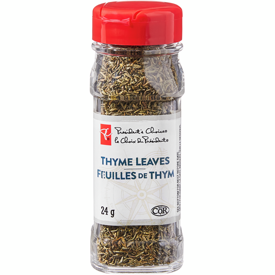 le Choix du Président Feuilles de thym 24 g, 25,00 $/100g