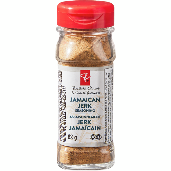le Choix du Président Assaisonnement jerk jamaïcain 62 g, 8,87 $/100g