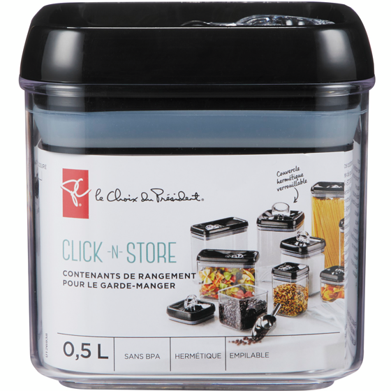le Choix du Président Click-n-Store Contenant 0,5 L 1 ea, 9,00 $/1ch