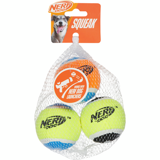 Nerf Balle de tennis Squeak pour chien 1 ea, 9,00 $/1ch