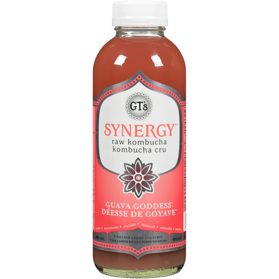 GT's Synergy The Real Kombucha Guava Goddess 480 ml, $1.04/100ml