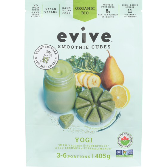 Evive Organic Smoothie Cubes Yogi     405 g, $2.47/100g