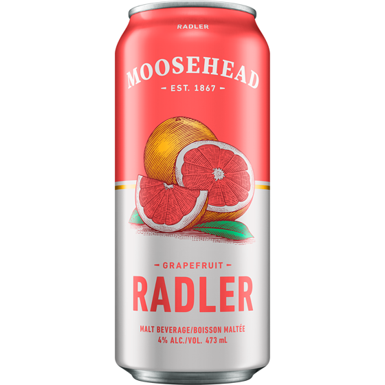 Moosehead Radler Beer (ID required at pick-up) 473 ml, $0.92/100ml